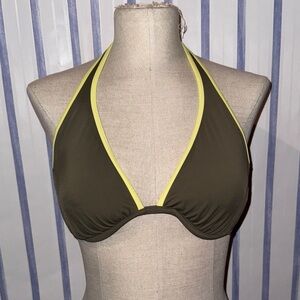 Victoria’s‎ Secret Olive Green Halter Bikini Top